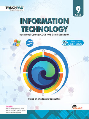 cover image of Touchpad Information Technology Class 9